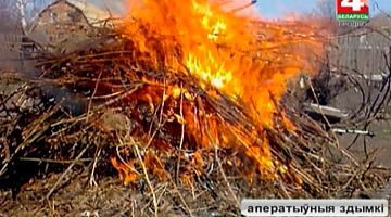 <b>27.03.2017</b>. Пожар в Ошмянском районе
