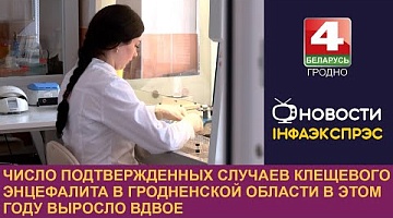 <b>Новости Гродно. 09.09.2024</b>. Число подтвержденных случаев клещевого энцефалита в Гродненской области в этом году выросло вдвое