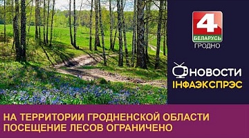 <b>Новости Гродно. 30.04.2024</b>. На территории Гродненской области посещение лесов ограничено