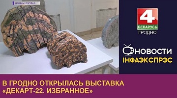 <b>Новости Гродно. 31.01.2023</b>. В Гродно открылась выставка «Декарт-22. Избранное»