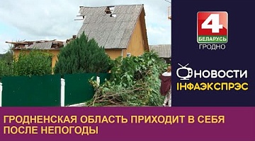 <b>Новости Гродно. 20.06.2024</b>. Гродненская область приходит в себя после непогоды
