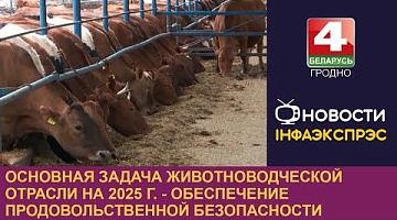 <b>Новости Гродно. 30.12.2024</b>. Основная задача животноводческой отрасли на 2025 г. - обеспечение продовольственной безопасности