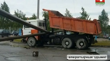 <b>29.06.2017</b>. Повреждение газопровода в Волковысском районе