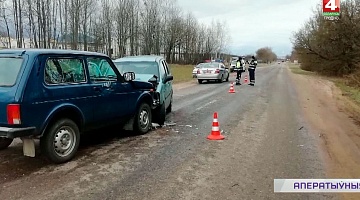 <b>Новости Гродно. 20.03.2020</b>. Лобовая авария: в Гродно столкнулись два авто