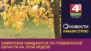 <b>Новости Гродно. 15.10.2024</b>. Заморозки ожидаются по Гродненской области на этой неделе