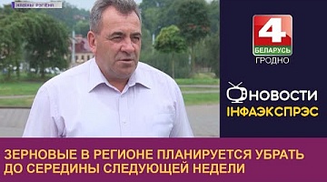 <b>Новости Гродно. 16.08.2022</b>. Зерновые в регионе планируется убрать до середины следующей недели