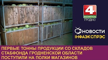 <b>Новости Гродно. 17.12.2024</b>. Первые тонны продукции со складов стабфонда Гродненской области поступили на полки магазинов