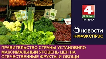 <b>Новости Гродно. 13.11.2024</b>. Правительство страны установило максимальный уровень цен на отечественные фрукты и овощи