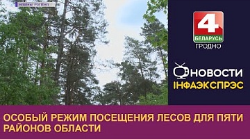 <b>Новости Гродно. 16.05.2023</b>. Особый режим посещения лесов для пяти районов области