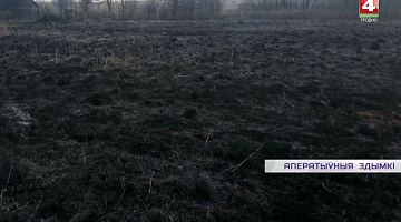 <b>Новости Гродно. 30.03.2020</b>. Возгорание сухой растительности