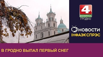 <b>Новости Гродно. 14.11.2024</b>. В Гродно выпал первый снег