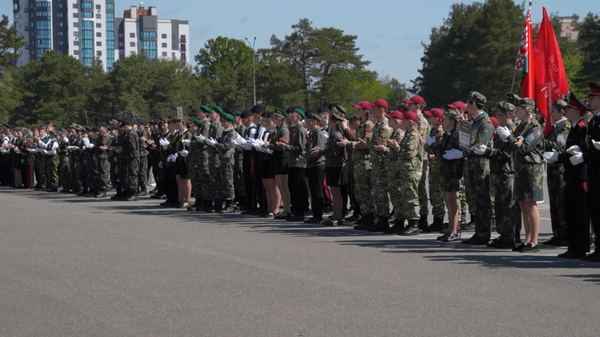 Областной этап военно-патриотической игры «Зарница» собрал 190 участников из всех районов Гродненщины
